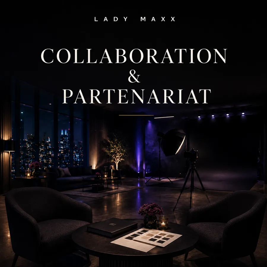 Collaboration et partenariat de marque avec l'artiste drag queen Lady Maxx